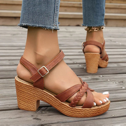 Issy | Women's Braided Platform Sandal