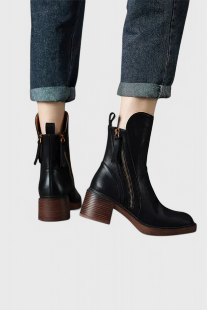 Ava™ | Sleek Ankle Boots for Effortless Style