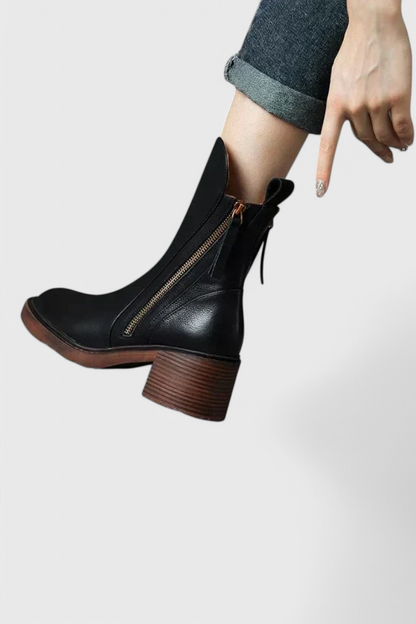 Ava™ | Sleek Ankle Boots for Effortless Style