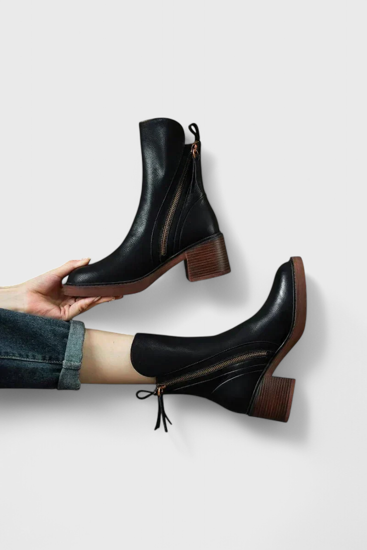 Ava™ | Sleek Ankle Boots for Effortless Style