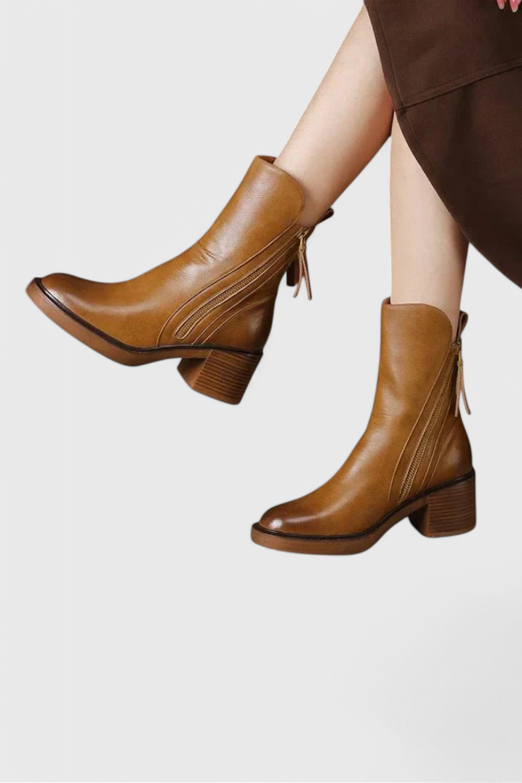 Ava™ | Sleek Ankle Boots for Effortless Style