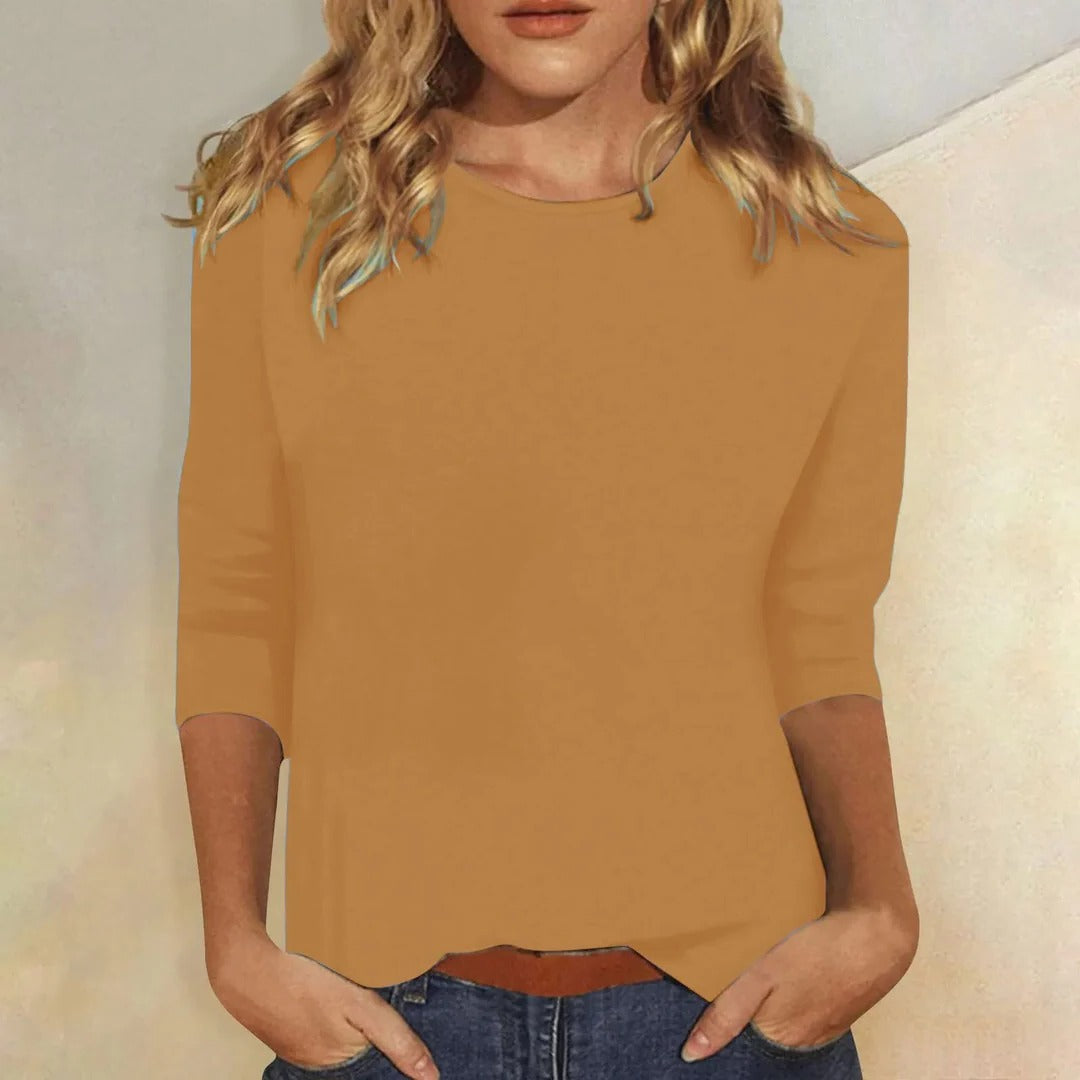 Hope | Women's Crew Neck 3/4 Sleeve Everyday Top