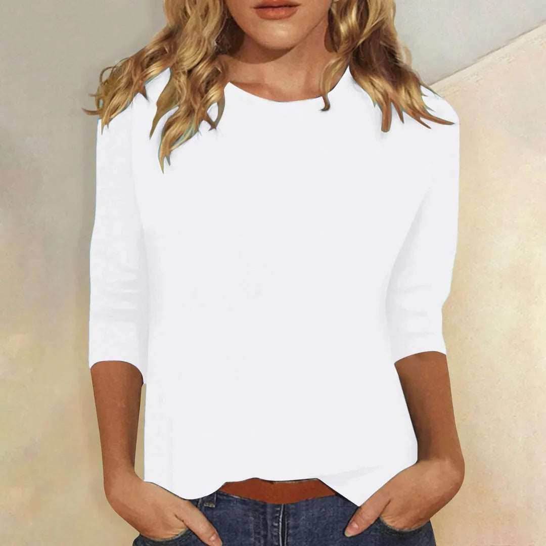 Hope | Women's Crew Neck 3/4 Sleeve Everyday Top