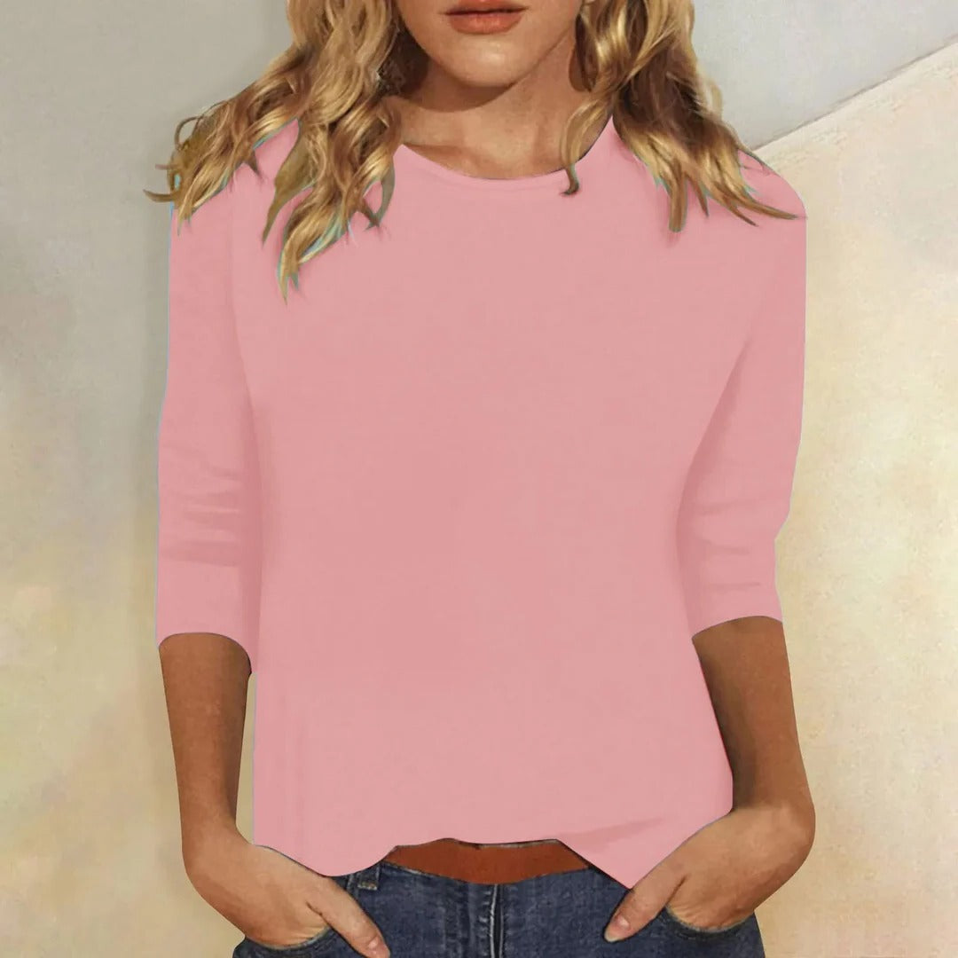 Hope | Women's Crew Neck 3/4 Sleeve Everyday Top
