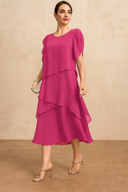 Rosaline | Classic Chiffon Dress