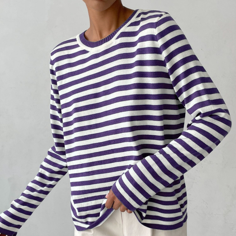 Sue | Elegant Striped Summer T-Shirt
