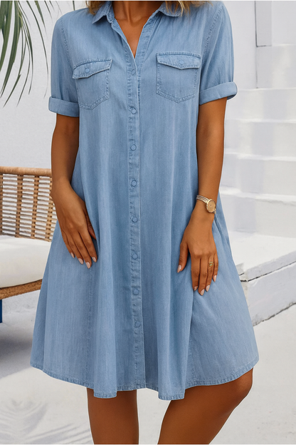 Nova | Lightweight Denim-look Dress