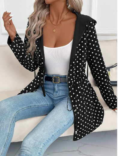 Christina™ | Reversible Coat with Leopard Print
