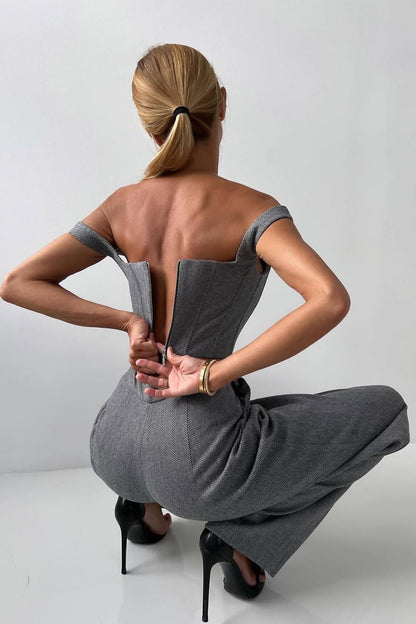 Imogen | Women's Three Piece Herringbone Suit