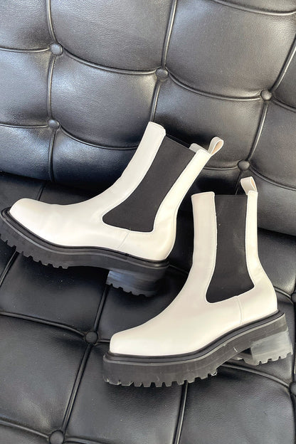 Ffion | Women's Two-Tone Ankle Boots