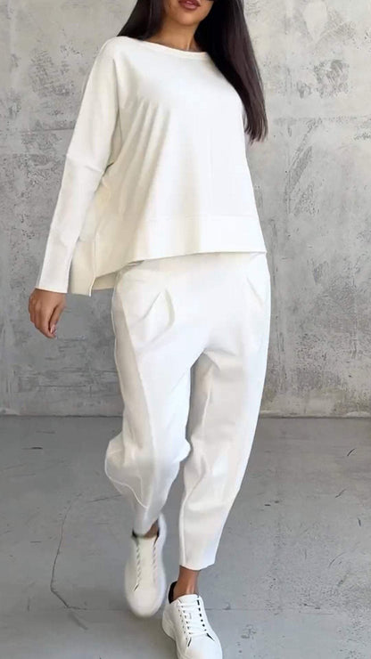 Nora | Women's Lounge Pants & Long Sleeve Top 2 Piece Set