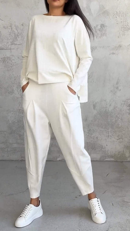 Nora | Women's Lounge Pants & Long Sleeve Top 2 Piece Set
