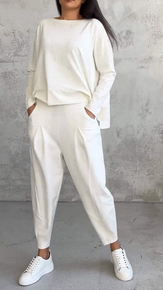 Nora | Women's Lounge Pants & Long Sleeve Top 2 Piece Set