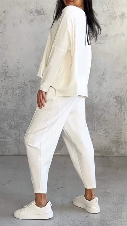 Nora | Women's Lounge Pants & Long Sleeve Top 2 Piece Set