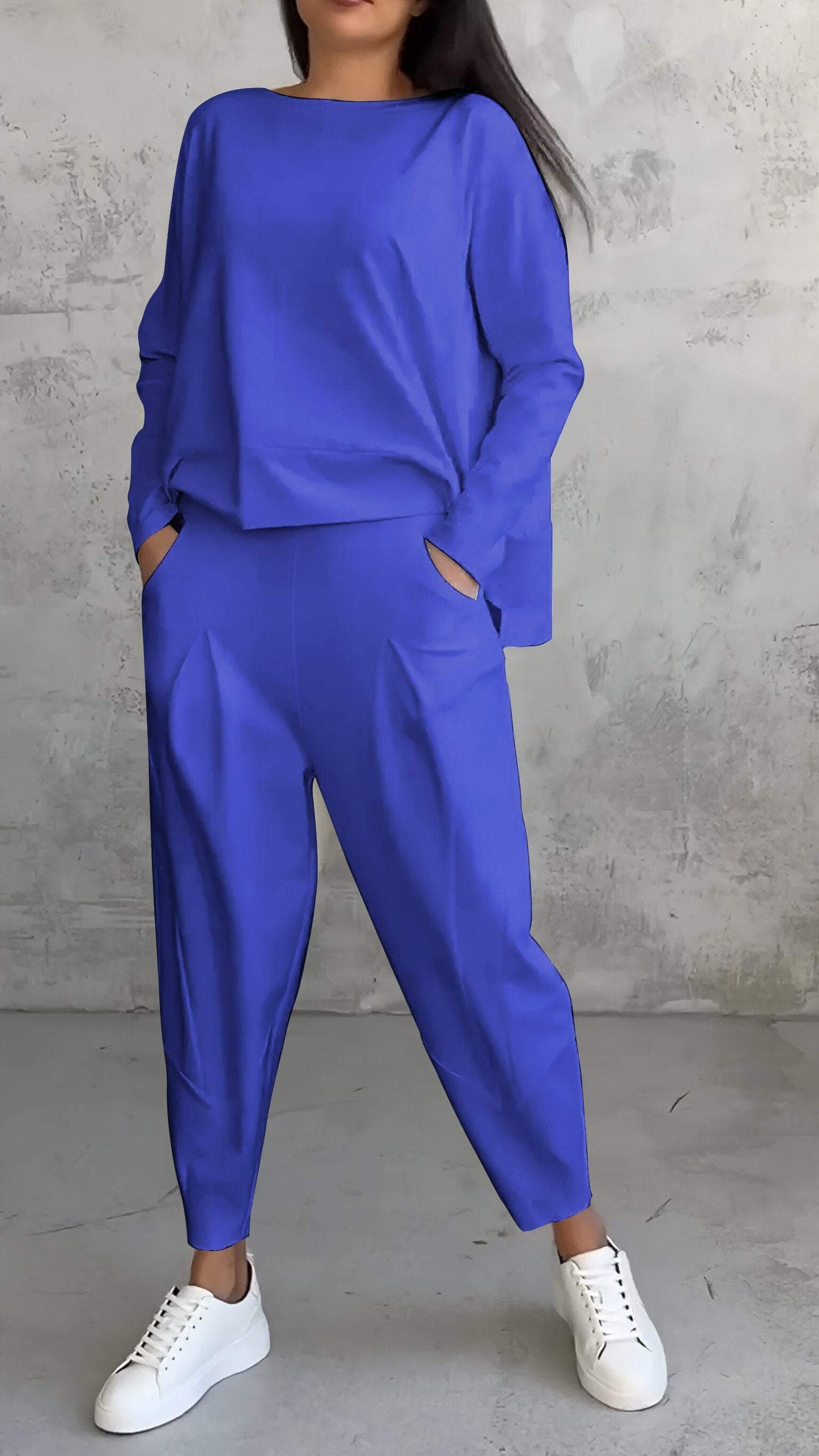 Nora | Women's Lounge Pants & Long Sleeve Top 2 Piece Set