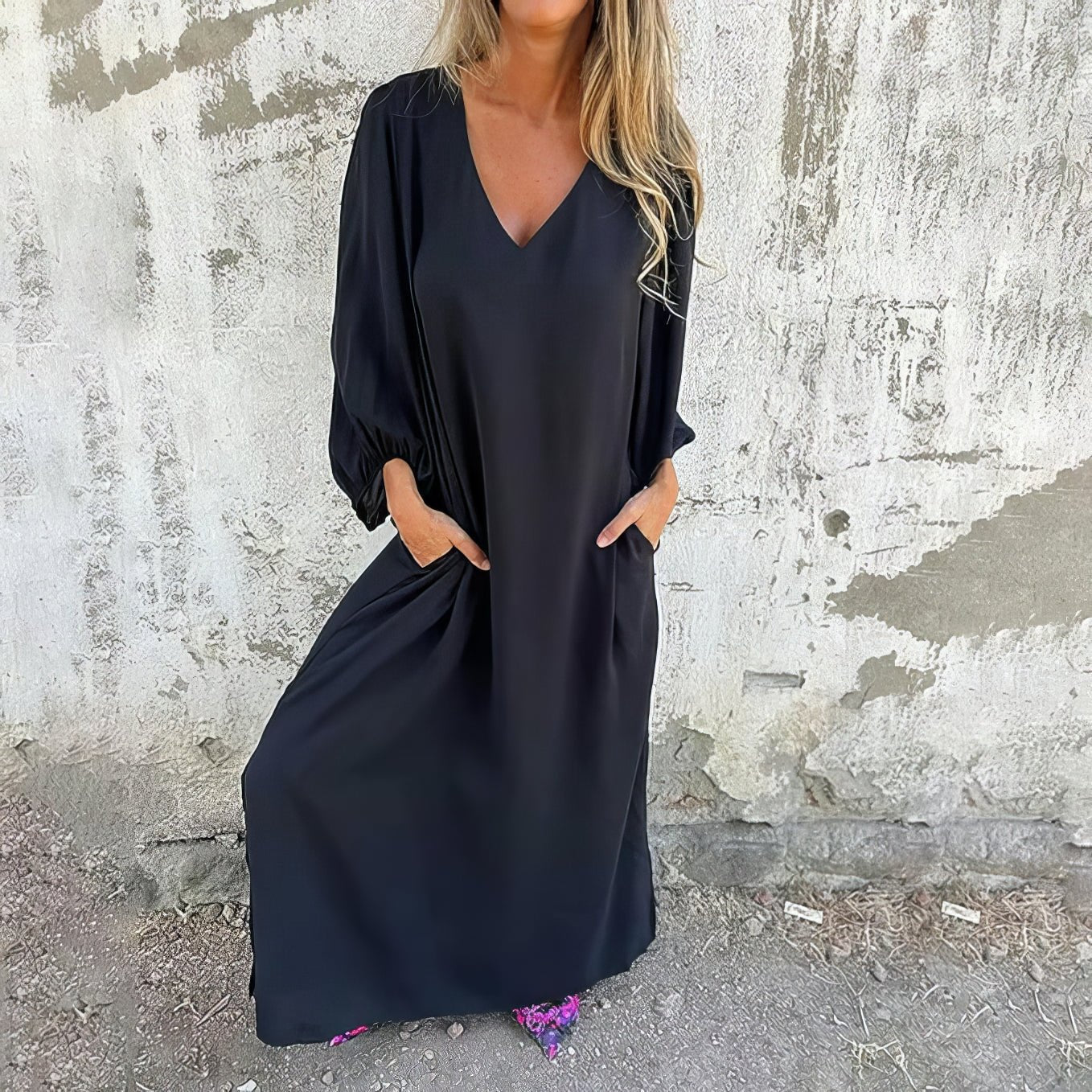 Monique | Flowing Maxi Dress with Pockets