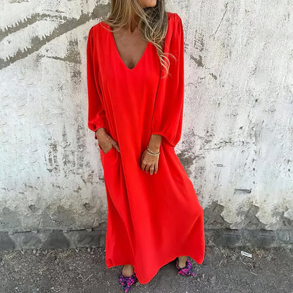 Monique | Flowing Maxi Dress with Pockets