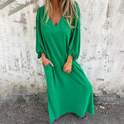 Monique | Flowing Maxi Dress with Pockets