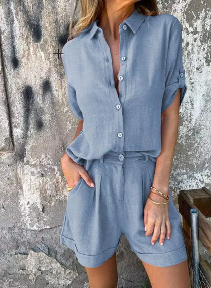Jamie | Top & Shorts Lightweight Two-Piece Set