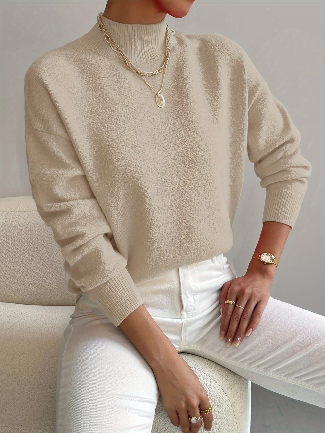 Lesley2™ | Elegant Turtleneck Sweater