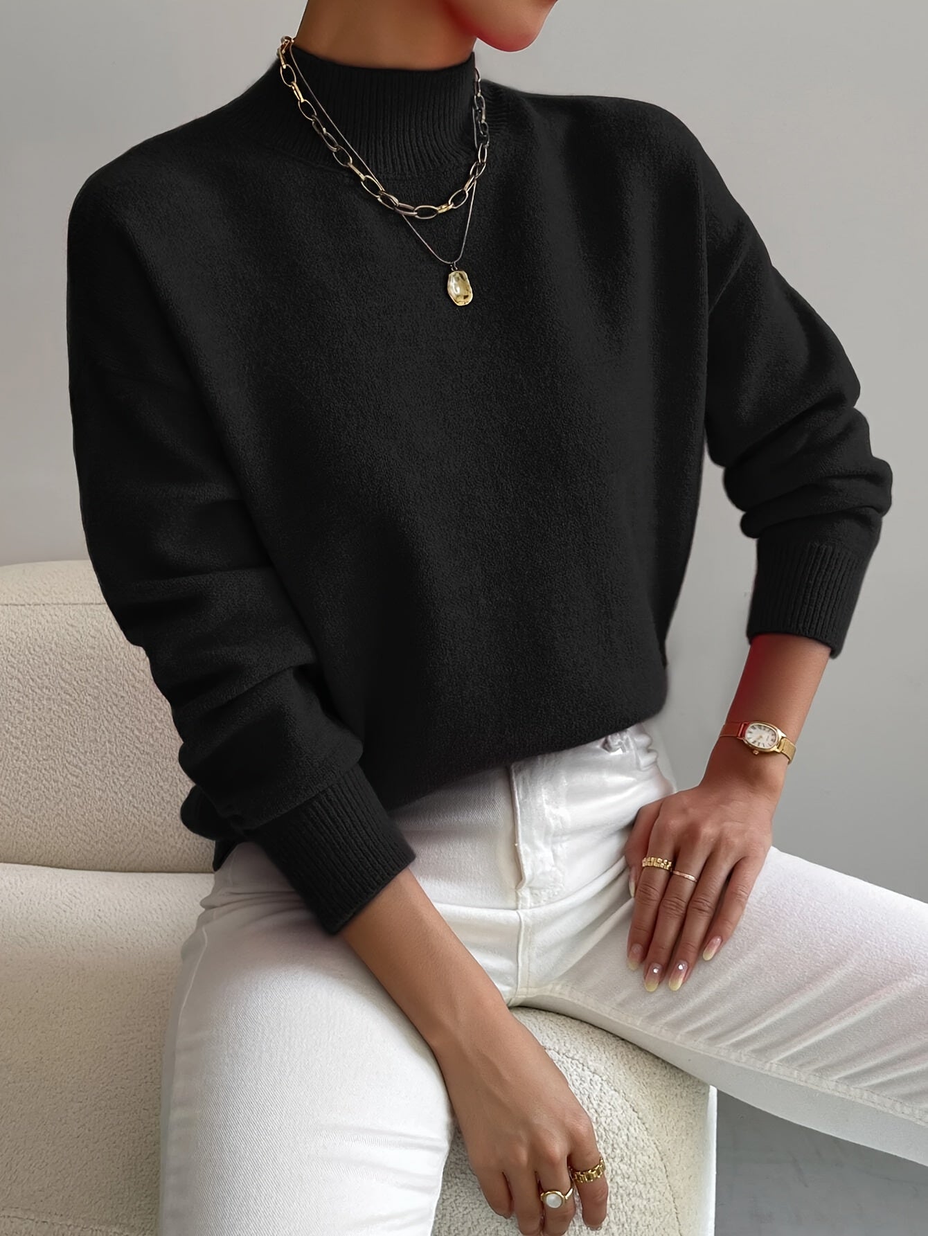 Lesley2™ | Elegant Turtleneck Sweater
