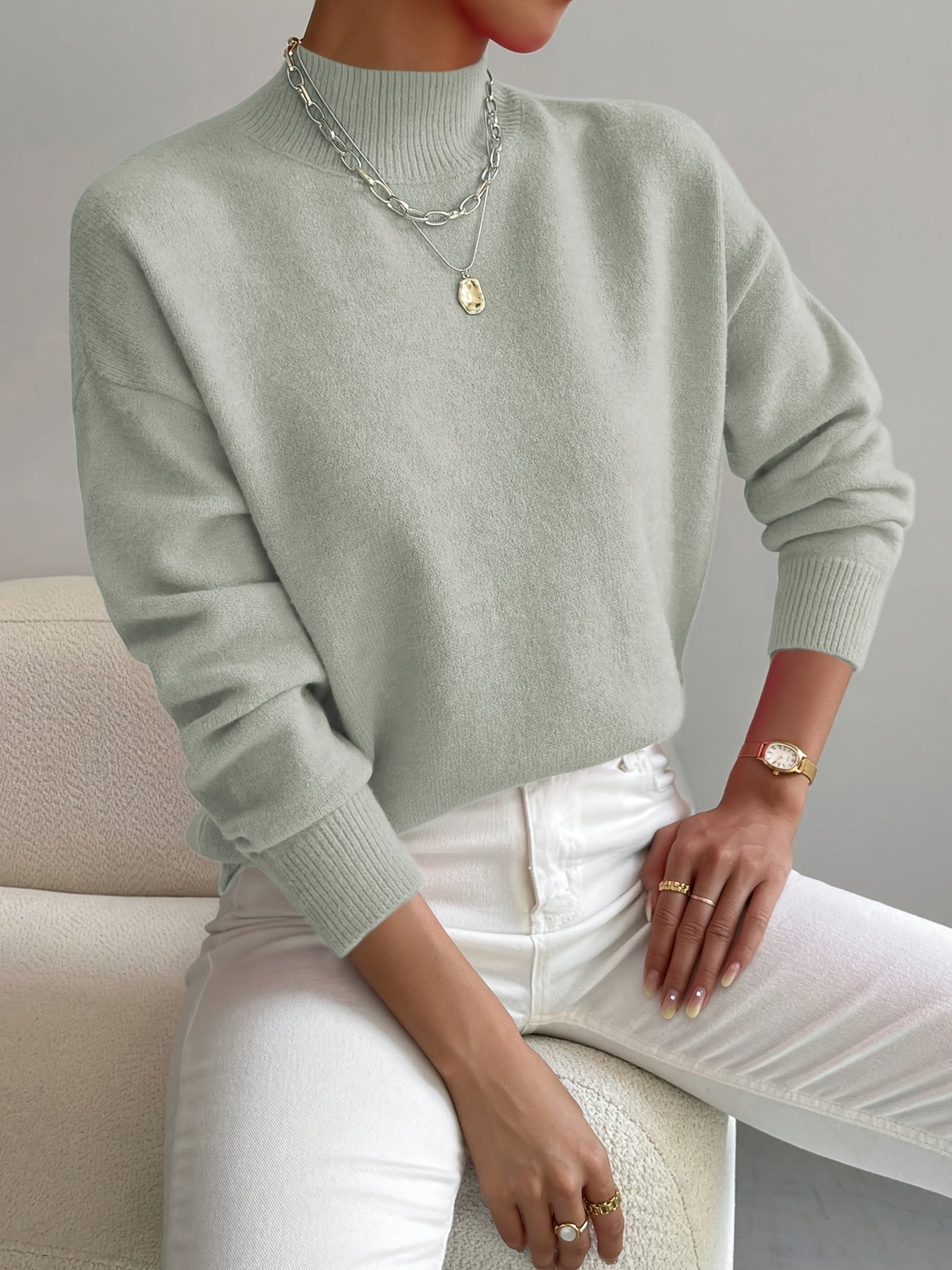 Lesley2™ | Elegant Turtleneck Sweater
