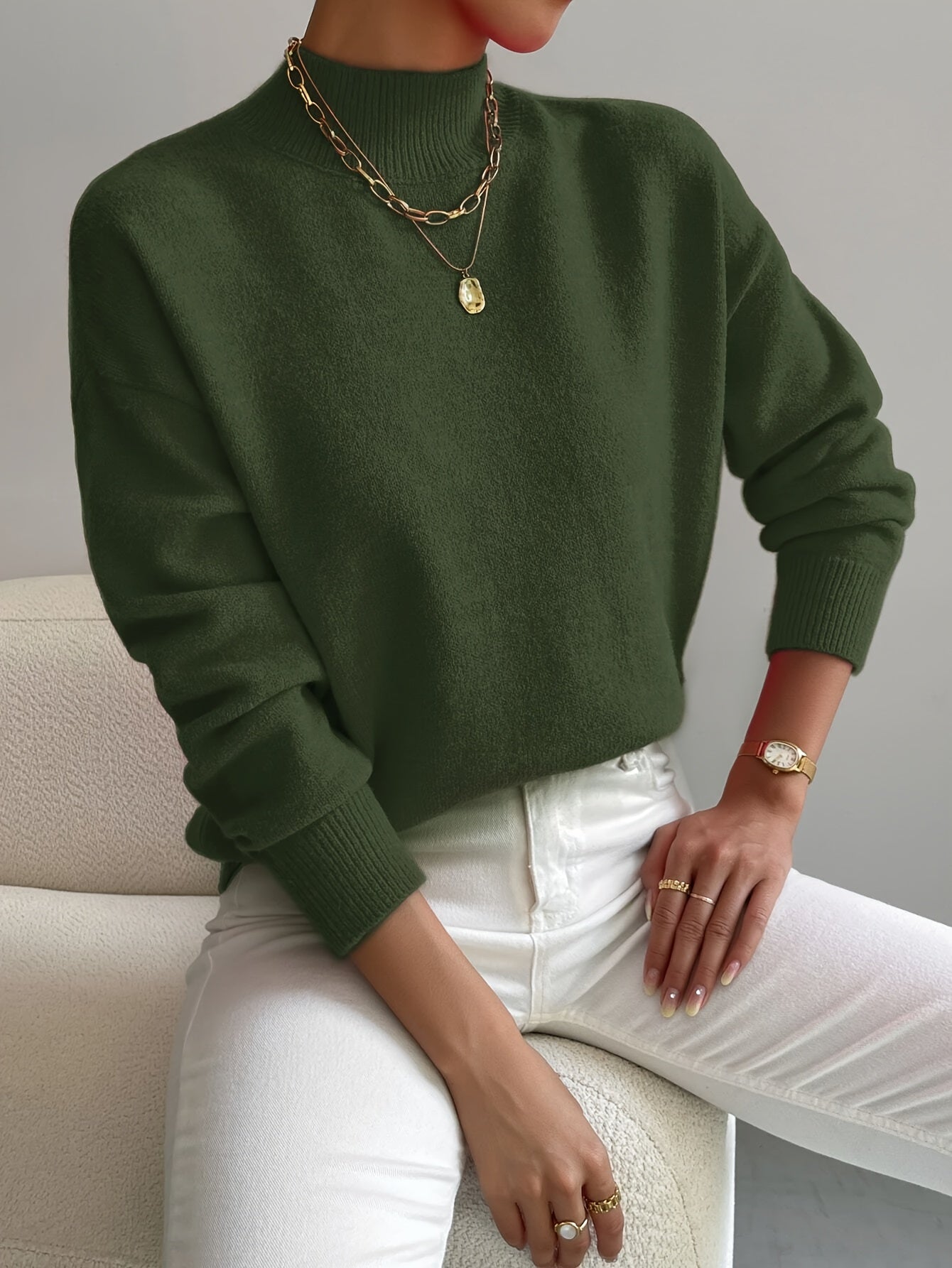 Lesley2™ | Elegant Turtleneck Sweater