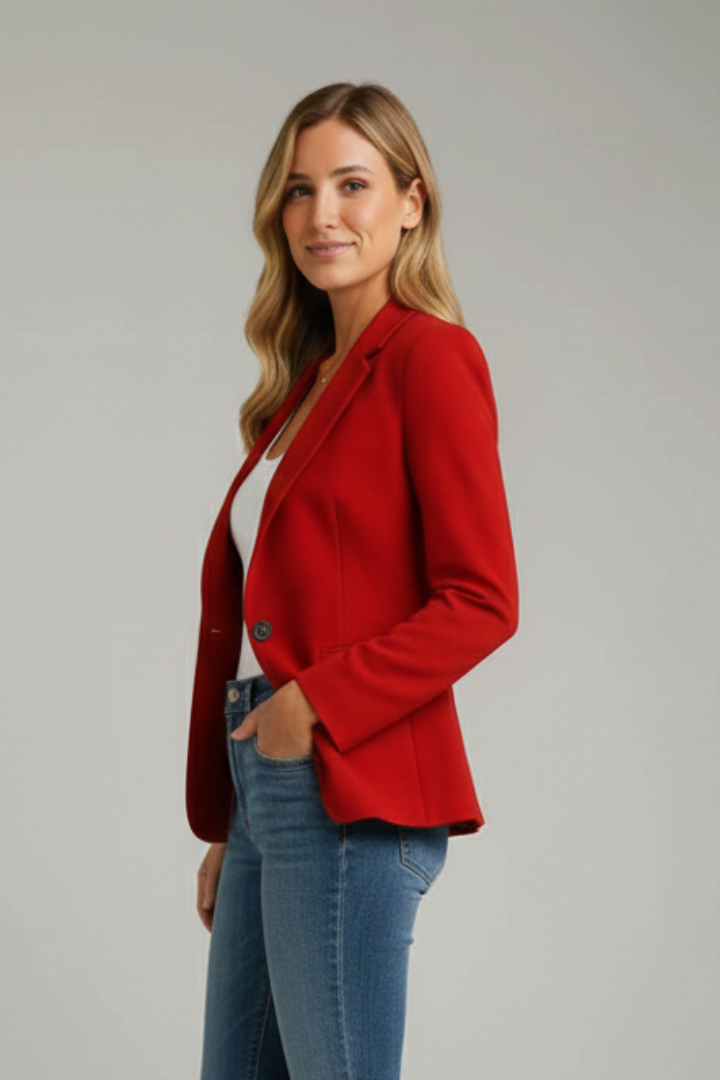 Chelsea | Women's Notched Lapel Long Sleeve Blazer