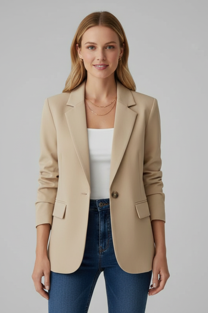 Chelsea | Women's Notched Lapel Long Sleeve Blazer