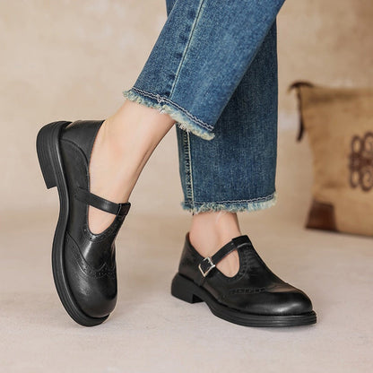 Fleur | Elegant Vegan Leather Mary Jane Sandal