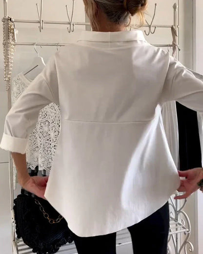 Rita | Women's Bateau Neck 3/4 Sleeve Everyday Top