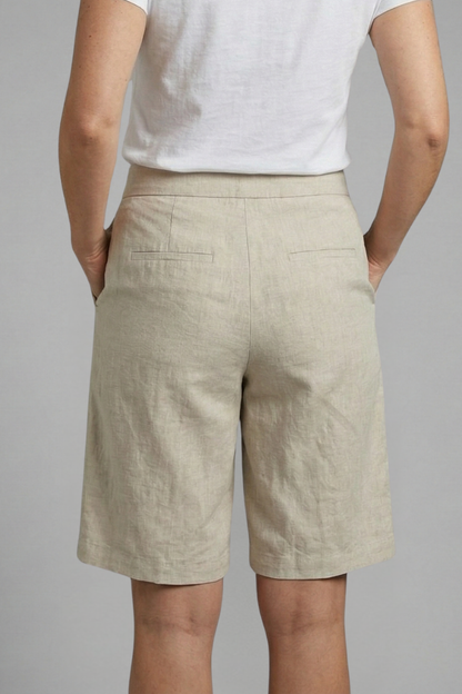 Hana | Women's High Waisted Knee Length Shorts