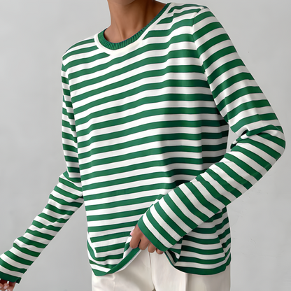 Sue | Elegant Striped Summer T-Shirt