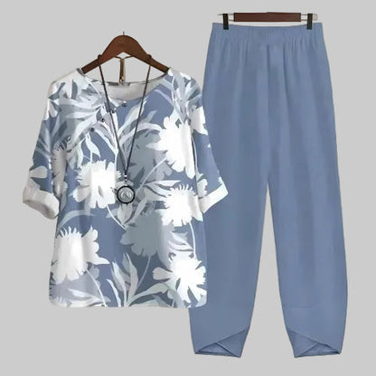 Stephanie | Women's Two Piece Set Butterfly Print