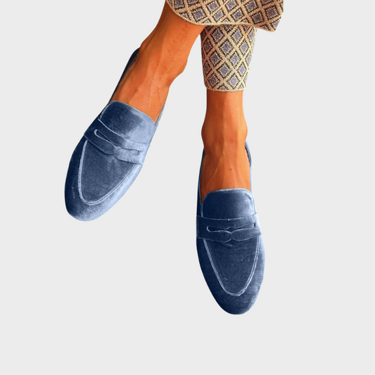 Kim2™ | Women's Blue Slip-On Loafers