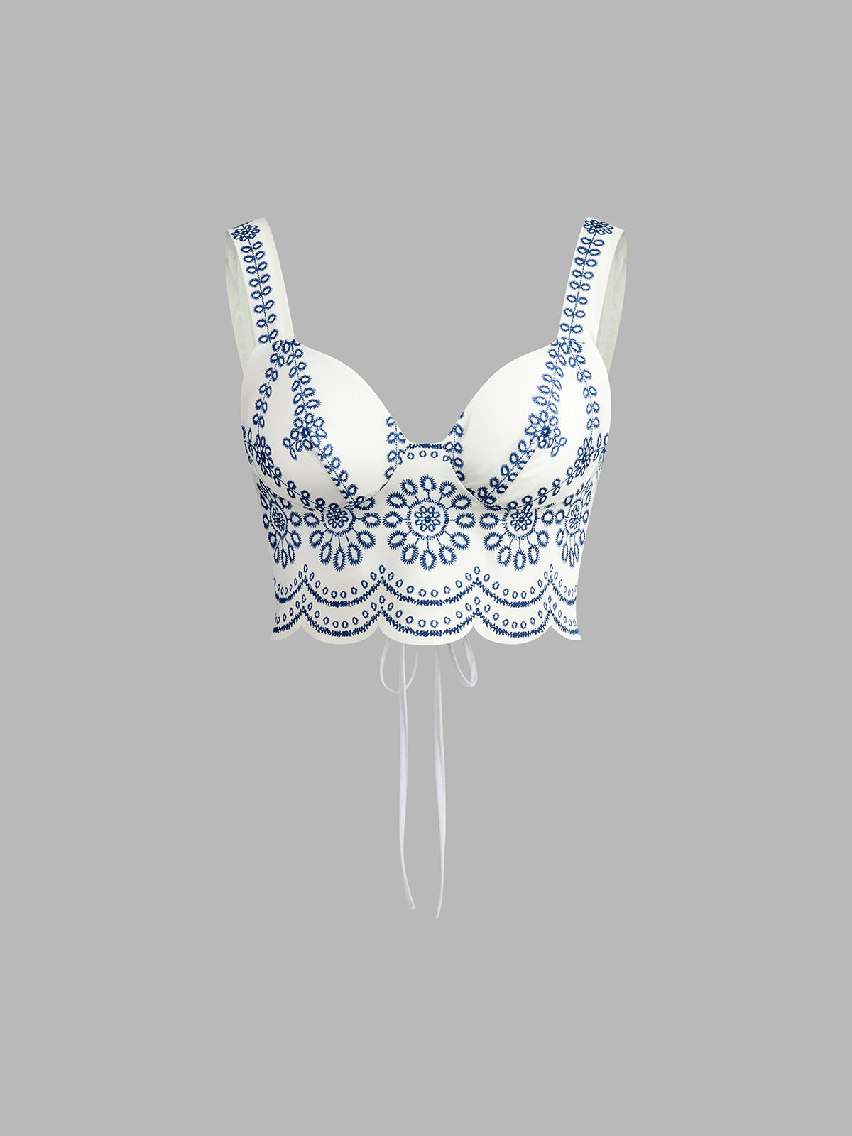Santorini | Women's Maxi Skirt Co-Ord Set Embroidered Crop Top