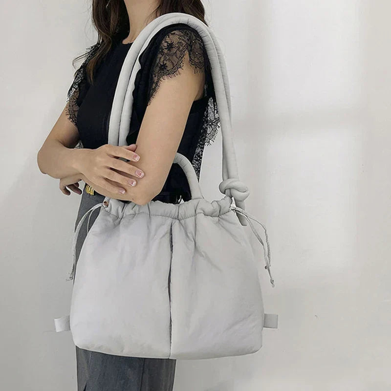 Stefanie | Women's Quilted Puffer Tote Bag