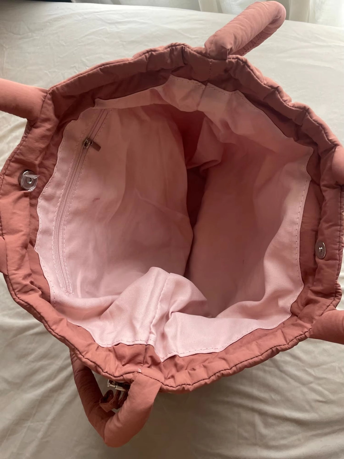 Stefanie | Women's Quilted Puffer Tote Bag