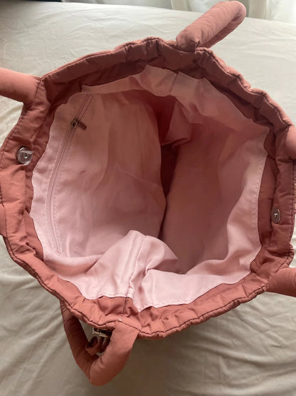 Stefanie | Women's Quilted Puffer Tote Bag