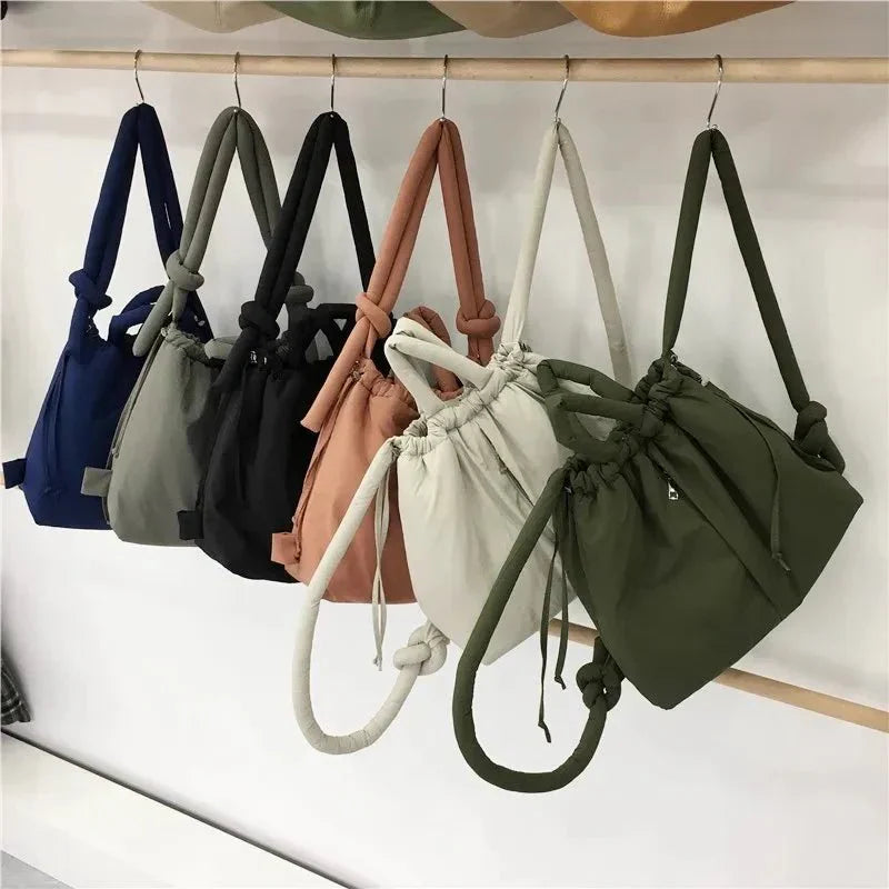 Stefanie | Women's Quilted Puffer Tote Bag