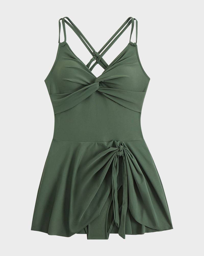 Llio™ | Flattering Swim Dress Swimsuit
