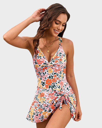 Llio™ | Flattering Swim Dress Swimsuit