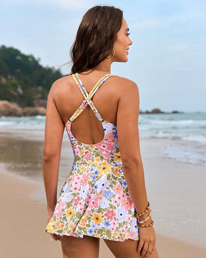 Llio™ | Flattering Swim Dress Swimsuit