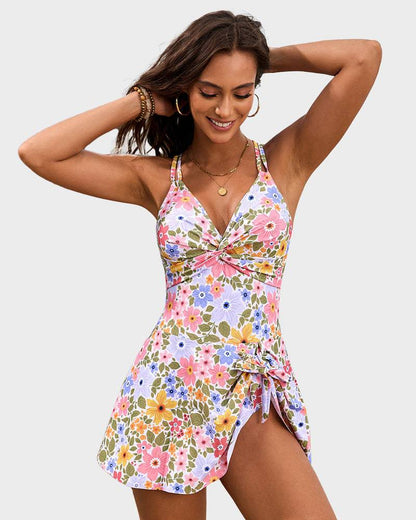 Llio™ | Flattering Swim Dress Swimsuit