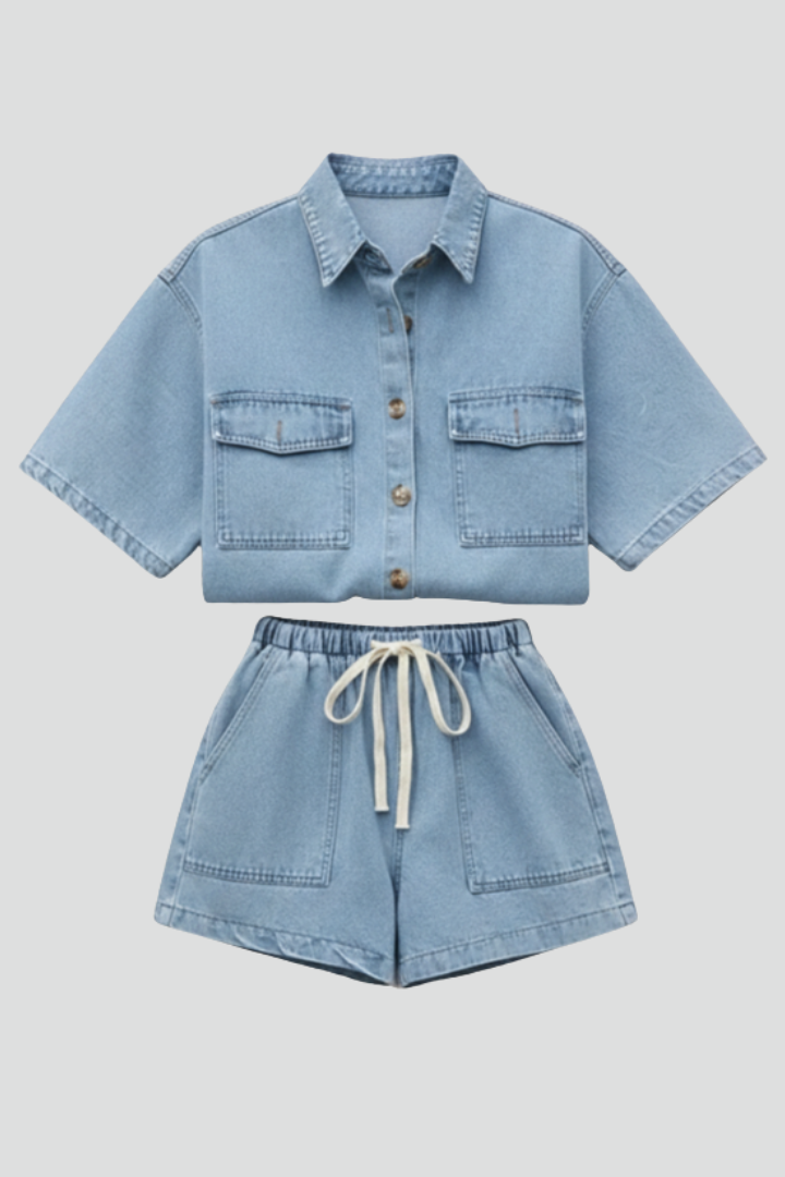 Calliope2™ | Women's Short Sleeve Collared Set