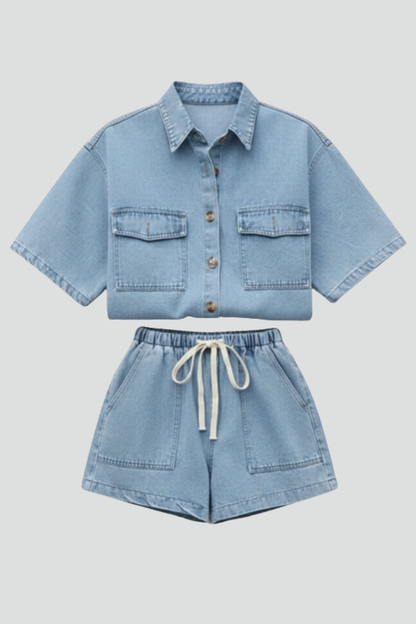 Calliope2™ | Women's Short Sleeve Collared Set