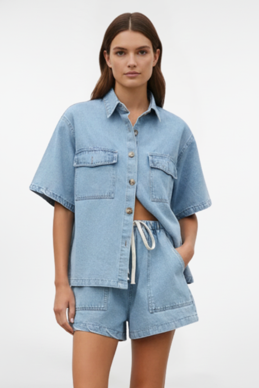 Calliope2™ | Women's Short Sleeve Collared Set