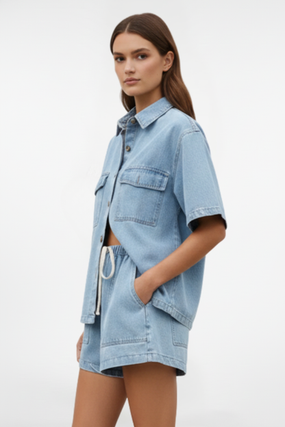 Calliope2™ | Women's Short Sleeve Collared Set