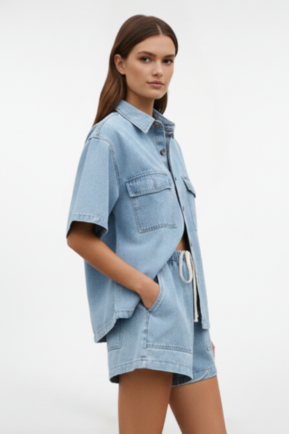 Calliope2™ | Women's Short Sleeve Collared Set