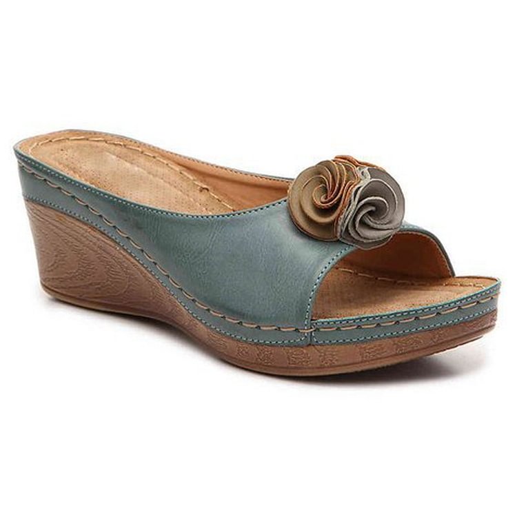 Yvonne | Women's Orthopedic Cushioned Wedge Sandals